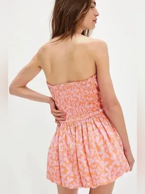 Free People Annalise Mini Dress NWT $108 thumbnail 2