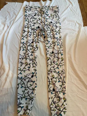American Eagle snoopy Christmas pj pants  thumbnail 3