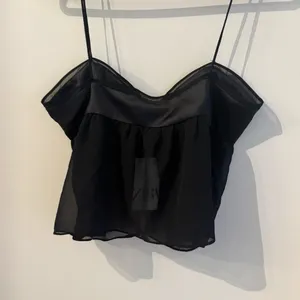 Nwt Zara Combination Satin Semi Sheer Camisole thumbnail 8