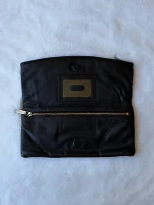 HOBO Black Woven Leather Fold thumbnail 2