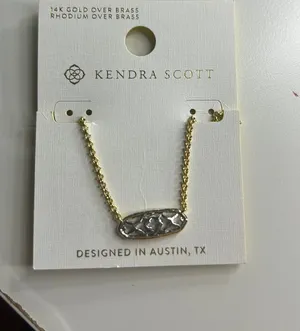 Kendra Scott Necklace Gold with a hint of Silver thumbnail 1
