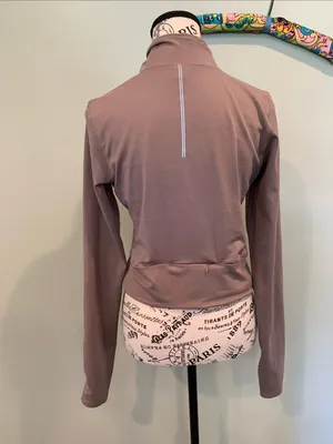 90 Degree Women's Small (no tag) Mauve Long-Sleeve Athletic Quarter-Zip Pullover thumbnail 4