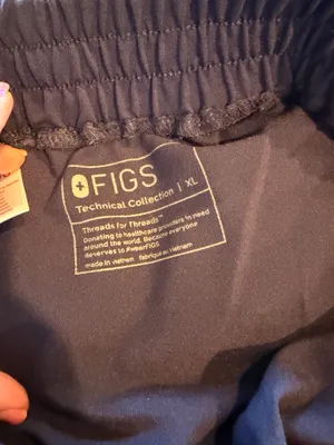 FIGS Tansen Jogger Scrub Pants (style V2105WB202), size XL, in navy. thumbnail 2