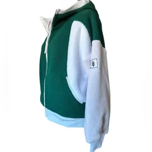 NWT Free People Hit The Slopes Hoodie in Evergreen Combo thumbnail 6