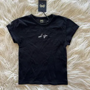 Darc Sport She SSDD NGFU Baby Tee Black Size Small thumbnail 2