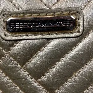 Rebecca Minkoff Gold Quilted Chain Shoulder Handbag thumbnail 10