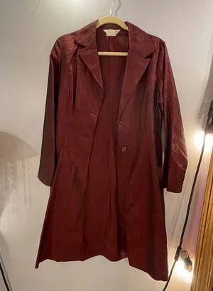 Vintage Gantos light overcoat Red Size M thumbnail 1