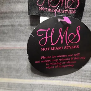 Hot Miami Styles Cropped Top Large NWT thumbnail 4