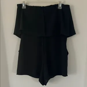 She + Sky Elegant Black Romper thumbnail 3