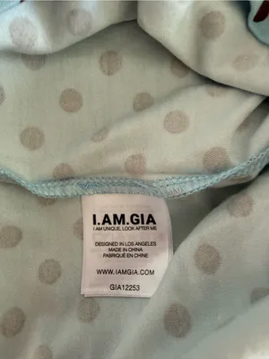 I AM GIA Polka Dot Track Pant Blue Medium NWT IN PACKAGE thumbnail 12