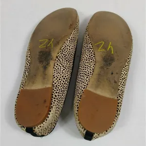 J. Crew Kiki Cheetah Animal Print Calf Hair Ballet Flats thumbnail 9