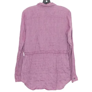 Mountain Hardwear Womens Top Popover Cinch Waist Long Sleeve Purple Medium DY thumbnail 3