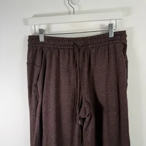 Lululemon Soft Jersey Classic Fit Mid Rise Joggers Heaather Dark Espresso 25" 8 thumbnail 3