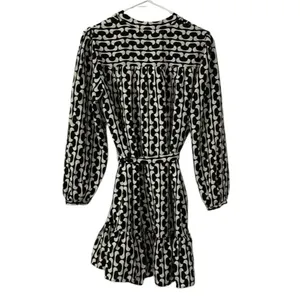 Zara Black & White Printed Mini Oversized Dress(Size Small) thumbnail 3