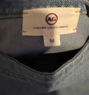 AG Adriano Goldschmied Denim Cocoon Dress Blue Size M thumbnail 4