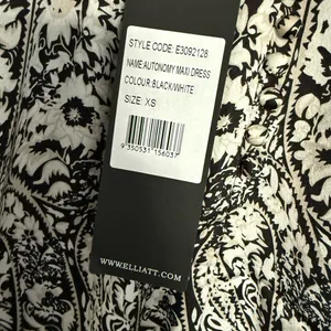 $189 New Elliatt Autonomy Dress - Black &White - XS thumbnail 7