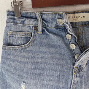 PacSun 27 Cotton Button Fly Denim Jeans Mini Skirt thumbnail 3