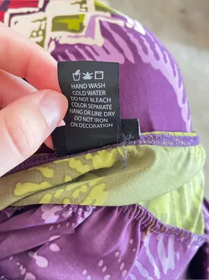Y2K Rue21 Strapless Purple Halter colorful Sundress thumbnail 4