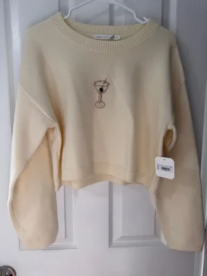 Altar'd State Beaded Sweater thumbnail 1