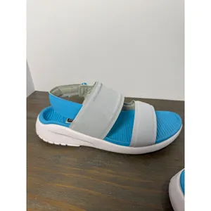 Nike Tanjun Sandals Women's Size 7 Gray Blue Sport Comfort Slides thumbnail 4