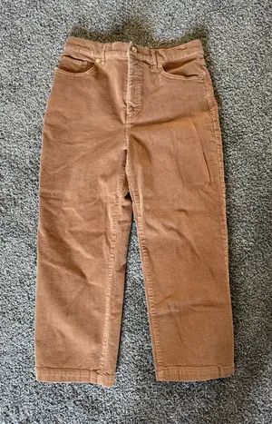 Express Brown corduroy pants thumbnail 1