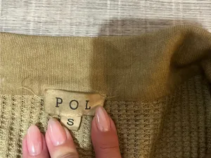 POL Olive Green Button-Up Shacket thumbnail 5