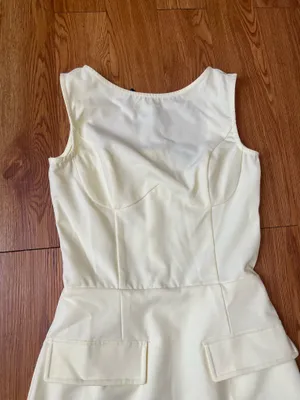 Plt lemon woven pocket detail skort playsuit thumbnail 6