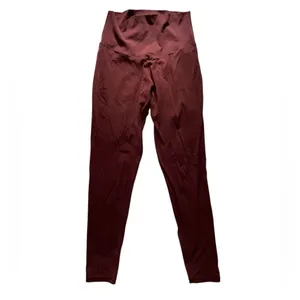 Offline By Aerie Burgundy Real Me High Waisted Leggings Size M thumbnail 3