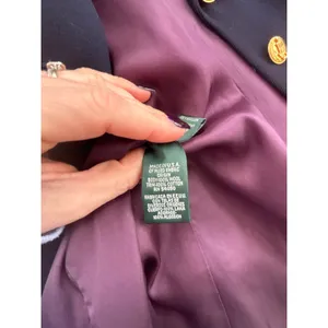 Lauren‎ Ralph Lauren 100% Wool Blazer Size 6 layered workwear classic minimalist thumbnail 10