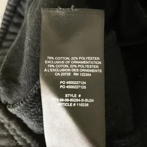 TNA Aritzia Mega Fit Cozy Sweat Fleece Cotton Joggers Pants Black XS thumbnail 3