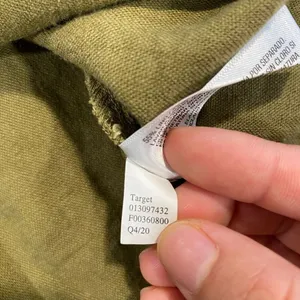 Universal Thread Olive Green V Neck Babydoll Dress Women XS Short Sleeve Pockets thumbnail 6