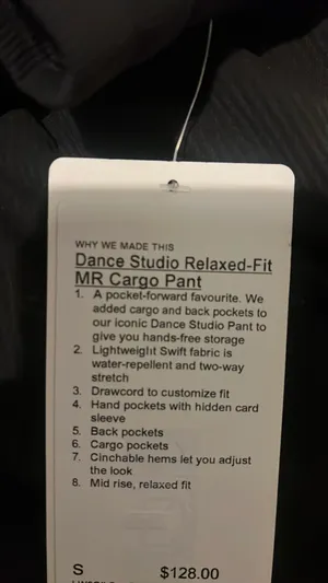 Lululemon Dance Studio Relaxed-Fit MR Cargo Pant thumbnail 4
