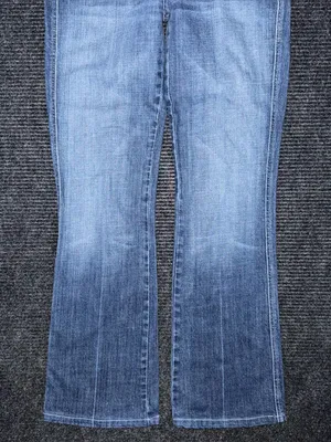 RARE 7 For All Mankind A Pocket Low Rise Bootcut Jeans Sz 28 x 30.5 USA Made VTG thumbnail 5
