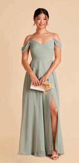 Birdy Grey Devin Convertible Dress Chiffon sage thumbnail 1