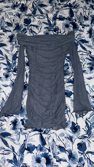 Edikted Grey Blue Dress thumbnail 2