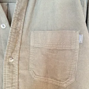 Tna Corduroy Button Down Shirt Womens 1 Olive Green Long Sleeve WRD3-2220-30 thumbnail 5