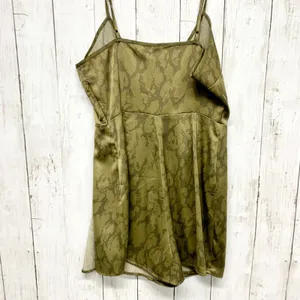 Boutique Shirt Women Chest 24" Small Animal‎ Print Wrap Spaghetti Strap Blouse thumbnail 4