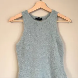 BARDOT Revolve The Fluffy Knit Asymmetrical Midi Dress Size XS thumbnail 5