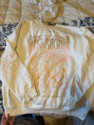 Billabong Sweatshirt Women’s M Cream thumbnail 2