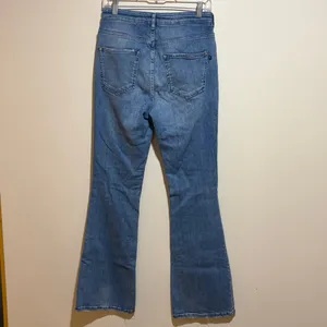 Pilcro Anthropologie The Icon High Waist Distressed Denim Flare Jeans Size 28 thumbnail 11