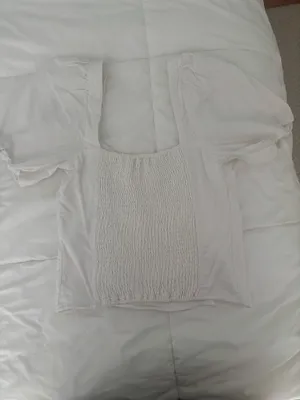 Abercrombie White Linen Top thumbnail 3