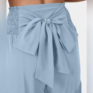 Halara Breezeful Flowy Wide Leg Pants Quick Dry High Waisted Blue M (8-10) NWT thumbnail 9