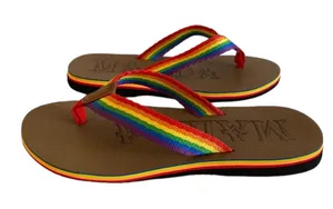 Malida Rainbow Colors Sandals‎ Size 8.5 thumbnail 1