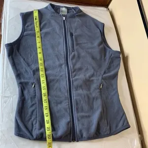 Nike Therma-Fit Gray Full Zip Fleece Vest Size Small thumbnail 9