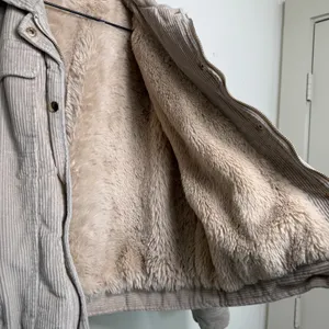 Sky & Sparrow Women Corduroy Sherpa Lined Jacket Medium Brown‎ Trucker Western thumbnail 7