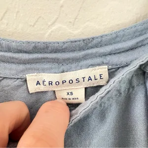 Aeropostale Light Blue Overall Jumper thumbnail 5