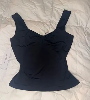 Princess Polly Black Tank Top thumbnail 1