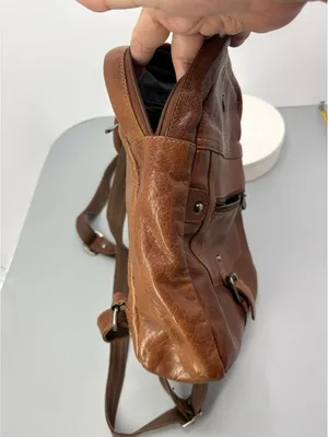 Ashwood backpack Purse Top Handle Zip Buckle Silver Hardware Pockets thumbnail 9