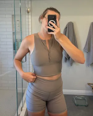 Abercrombie YPB biker Shorts thumbnail 2