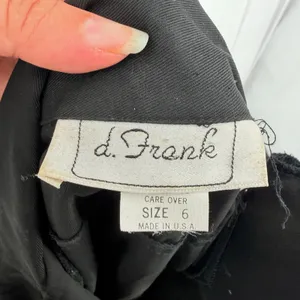 Vintage D.Frank Jacket Dress Sz 6 90s Quiet Luxury Corpcore Double Breasted USA thumbnail 8